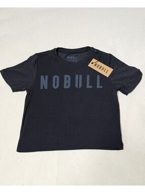 NOBULL Kids XS Black Logo Performance T-Shirt NWT Short Sleeve